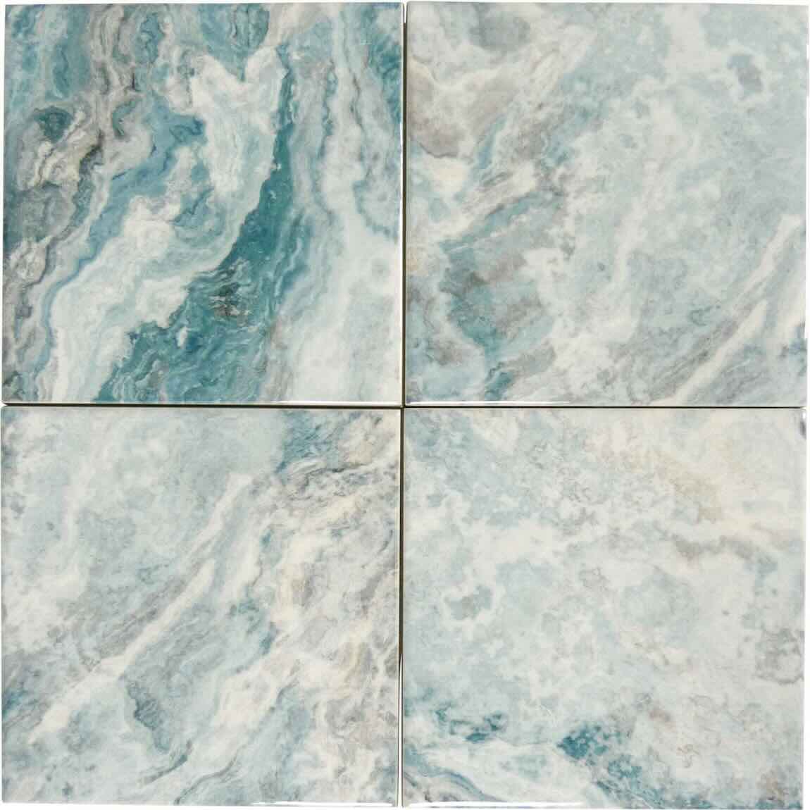 Atlantic Aerial Porcelain Pool Tile 6x6