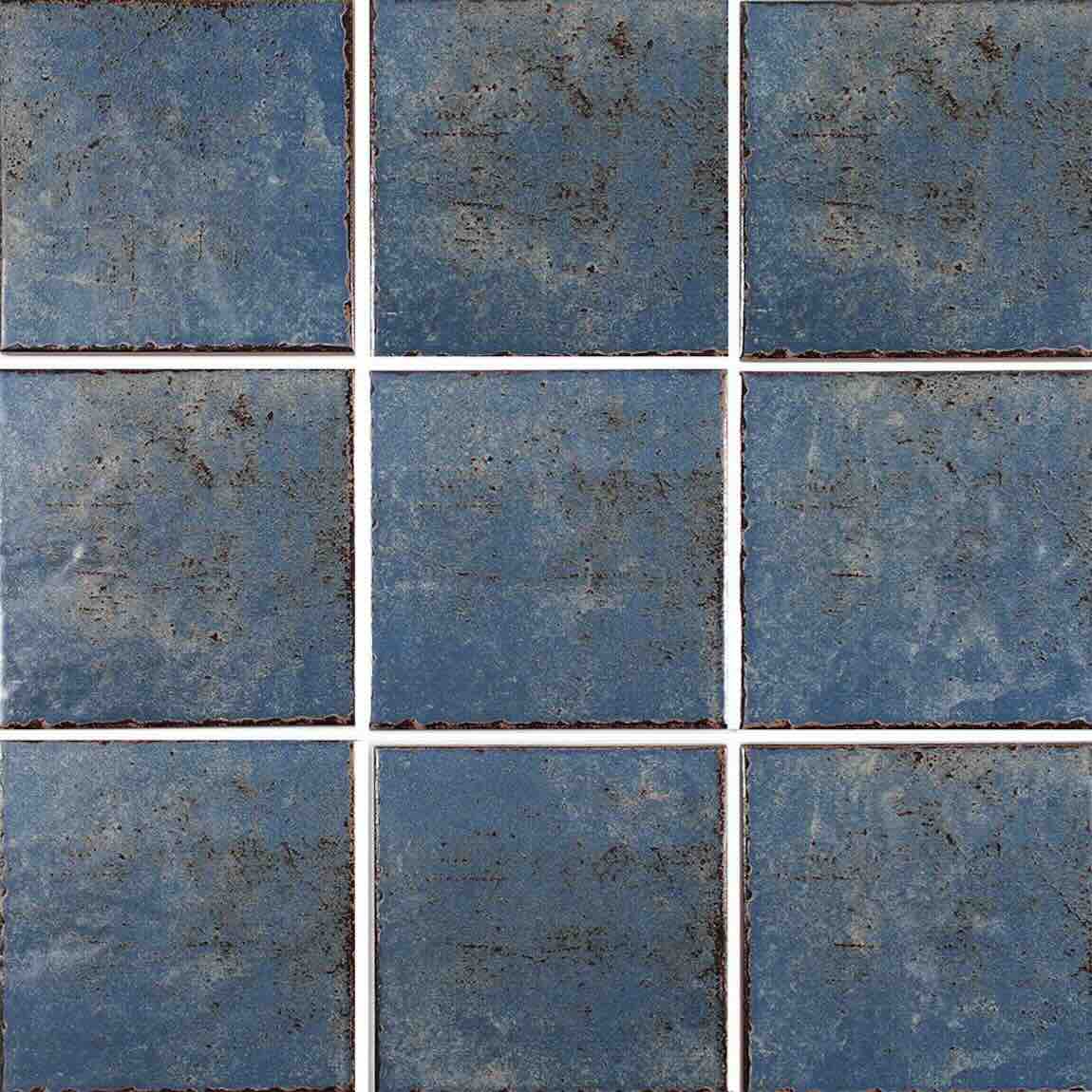Blue Lava Porcelain Pool Tile 6x6