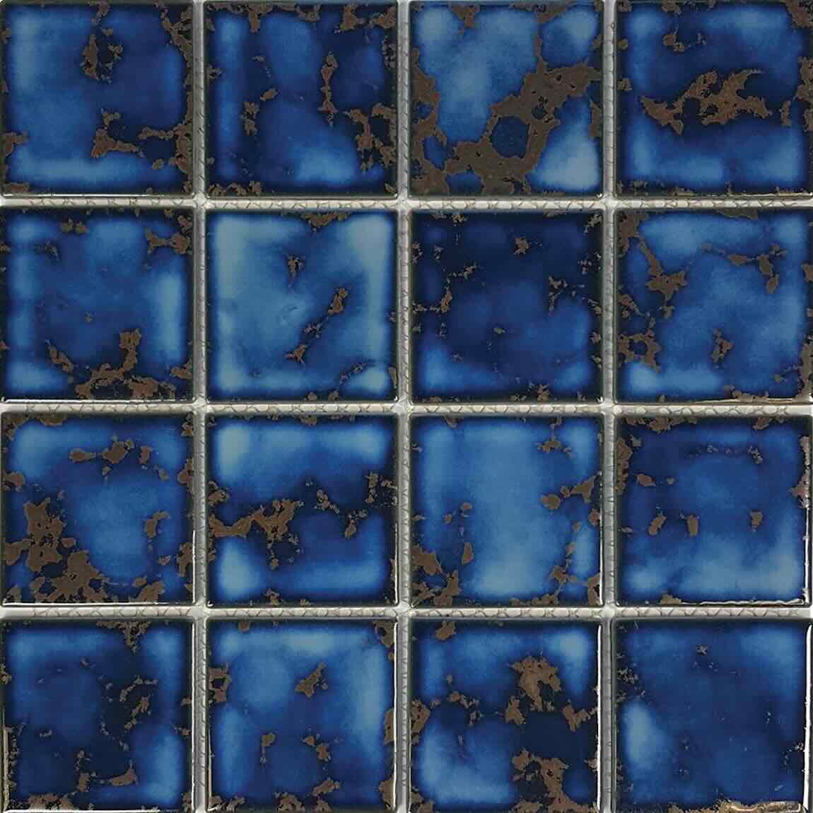 Earth Blue Reef Pool Mosaic Tile 3x3
