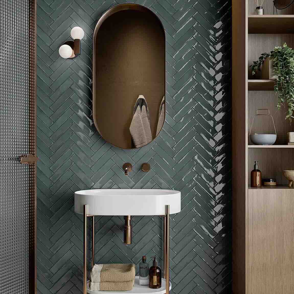 Charleston Seaway 2x8 Glossy Porcelain Tile