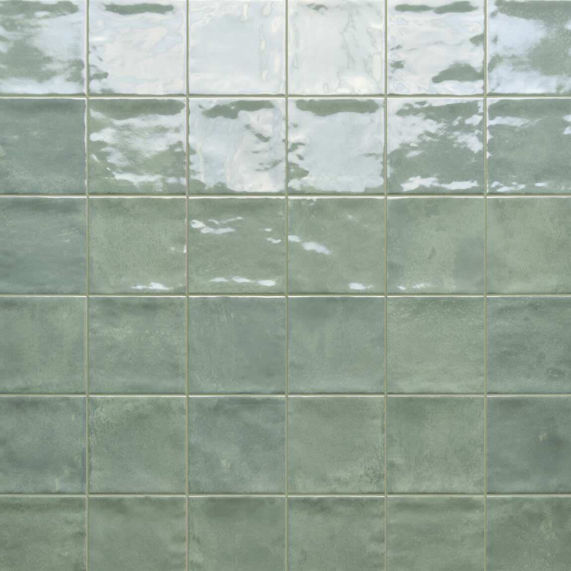Charleston Salt Water 4x4 Glossy Porcelain Tile