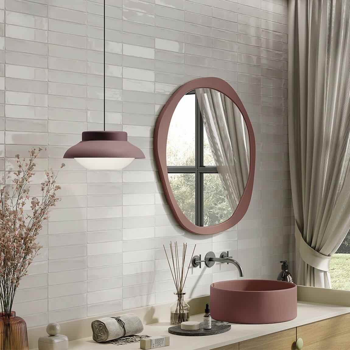Charleston Snowbound 2x8 Glossy Porcelain Tile
