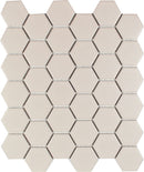 Essentials Porcelain Hex Tile Biscuit 2'' Textured for floors and walls