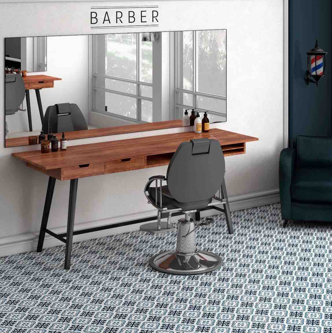 Del Mar Patterned Porcelain Tile Sardinia 8x8