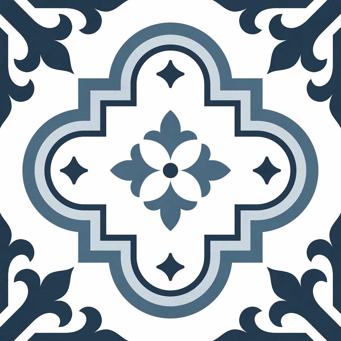 Del Mar Patterned Porcelain Tile Sardinia 8x8