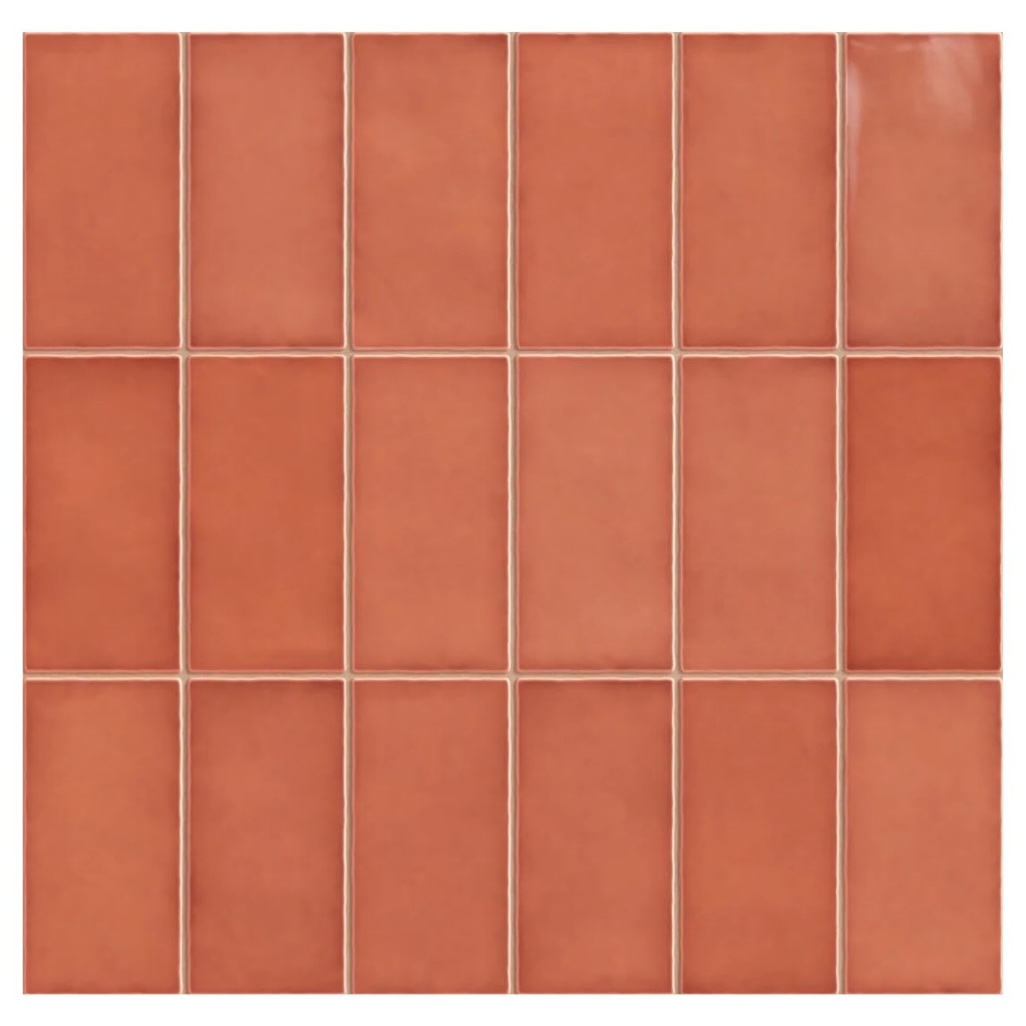 Coastal Rose 2.5x5 Ceramic Subway Tile
