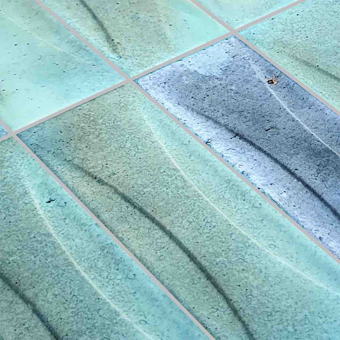 Patina Bluish-Green 3x12 Subway Porcelain Deco Tile