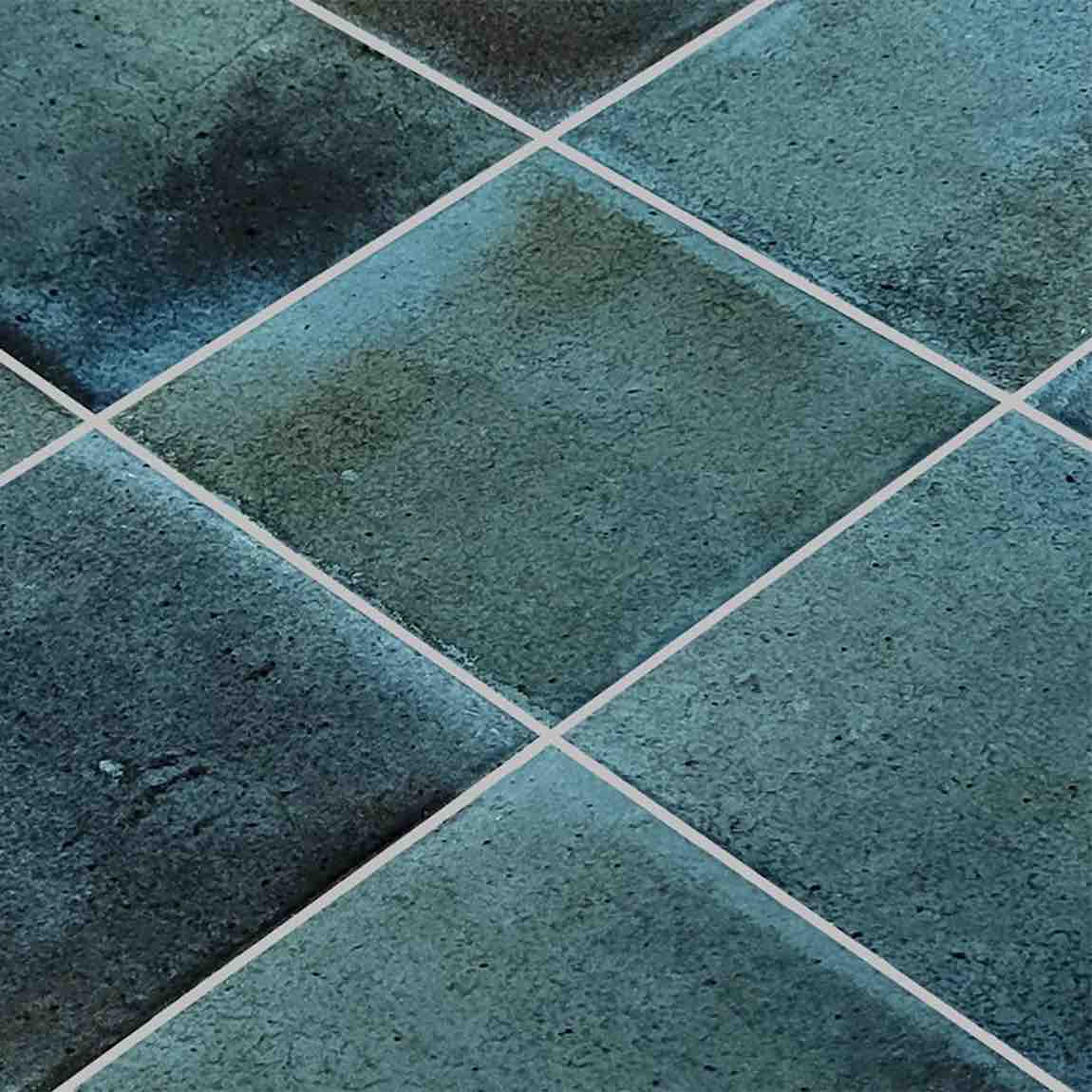 Patina Blu 4x4 Glossy Porcelain Tile
