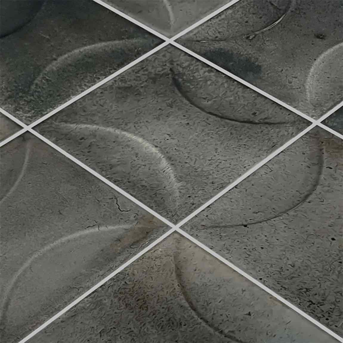 Patina Ash 4x4 Porcelain Deco Tile