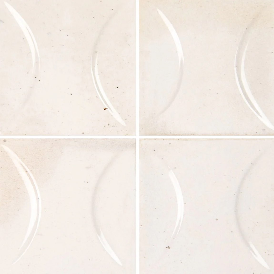 Patina Antique White 4x4 Porcelain Deco Tile