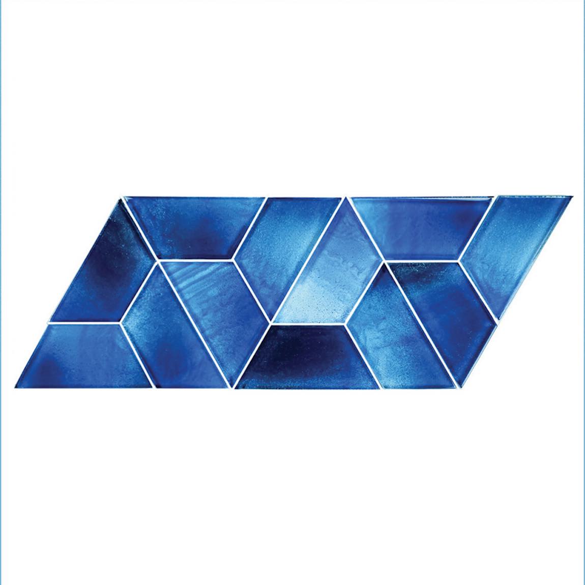 Aspect Sky-Colored Glass Mosaic Tile