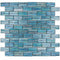 Glass Pool Mosaic Tile Waves Acqua 1x2 for swimming pool and spa
