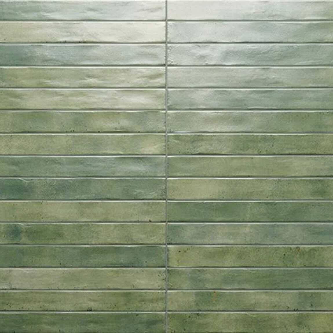 Art Aquamarine Brick Porcelain Tile 2x18