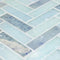 Fluid Herringbone Glass Tile B Blend for pools and spas
