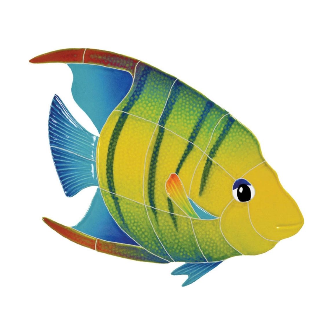 Pool Mosaic Banded Angelfish