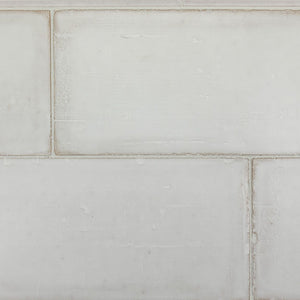 Artigianale Ceramic Tile 4x8 Bianco Matte for floor and walls