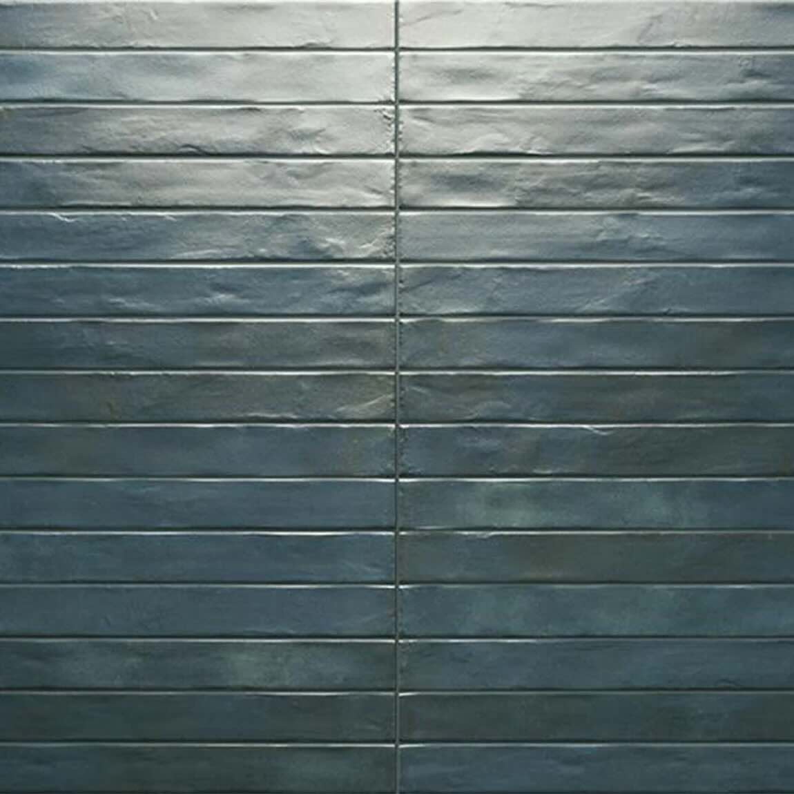 Art Blue Brick Porcelain Tile 2x18