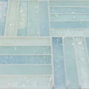 Fluid Stacked Glass Tile C Blend for pools and spas