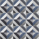 Patterned Porcelain Tile Design District 6x6 for kitchen backsplash, bathroom, shower, and pools