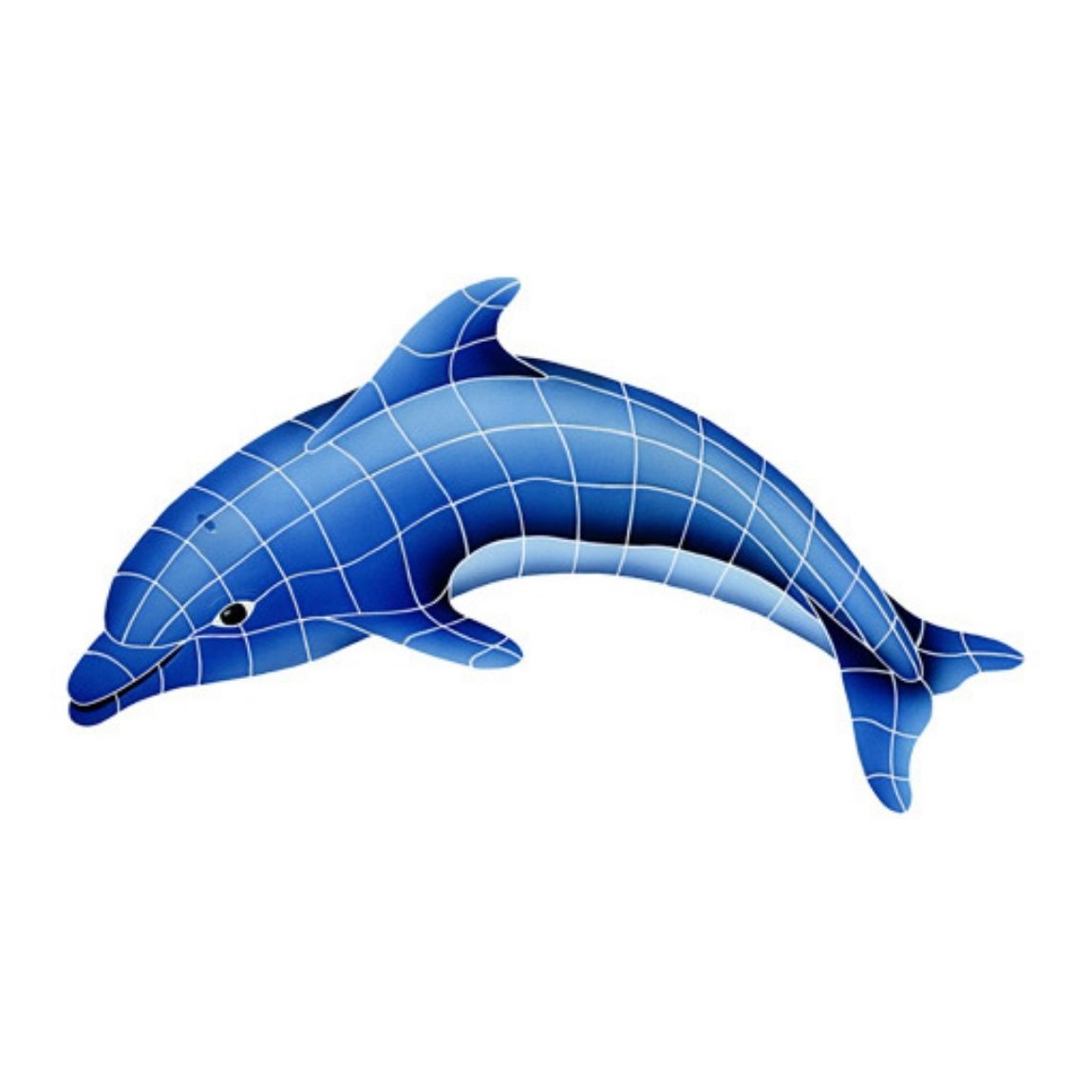 Pool Mosaic Dolphin Left