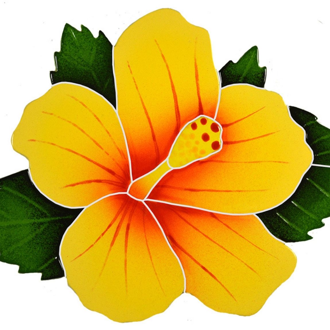 Pool Mosaic Hibiscus