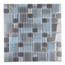 Glass Mosaic Tile Vista Blue Gray Mix for pools, spas, and bathrooms