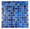 Sea Breeze Glass Tile Dark Blue 1x1 for Pools, Spas, and Bathrooms