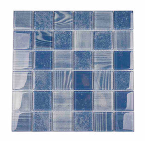 Motion Glass Mosaic Tile Marine 2x2 for Pools and Spas