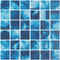 Glass Pool Mosaic Tile Seine 2x2 for swimming pools and spas