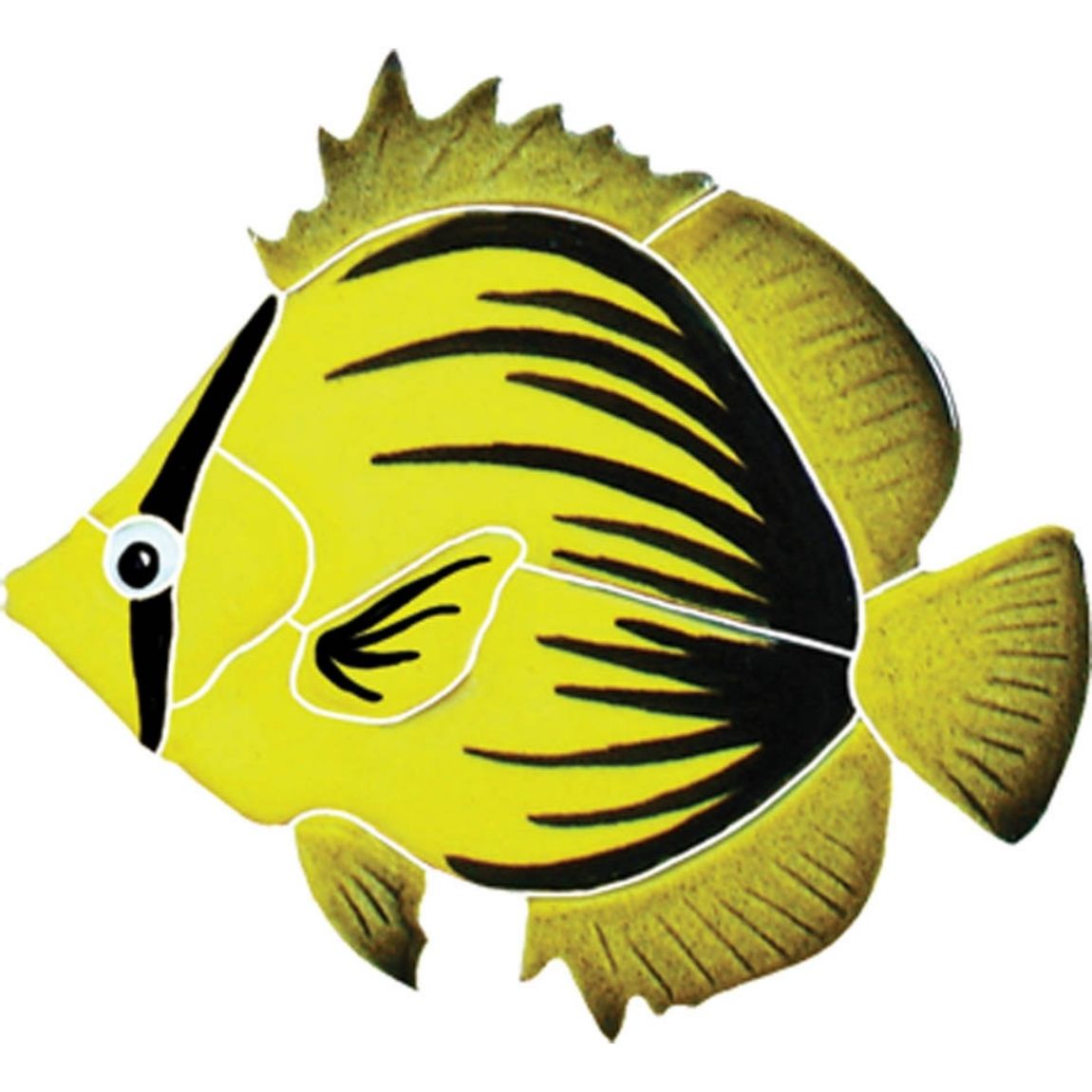 Pool Mosaic Spiked Butterflyfish 4x5