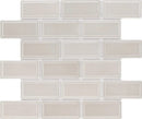 Subway Tile 2x4 Glossy Tender Gray Beveled for kitchen backsplash and bathroom walls