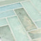 Fluid Herringbone Glass Tile Y Blend for pools and spas