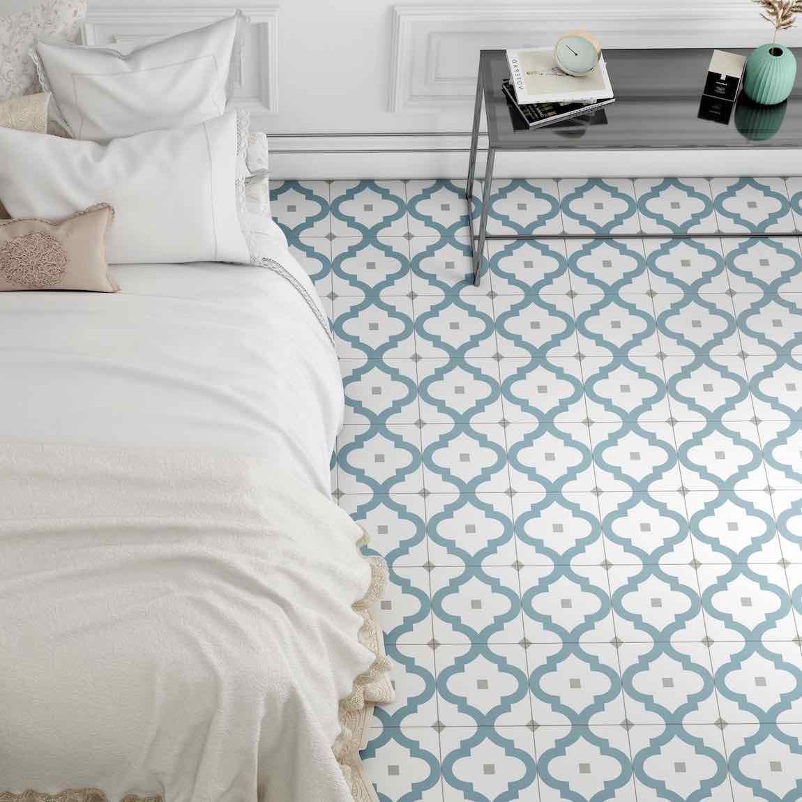 Del Mar Patterned Porcelain Tile Alicante 8x8