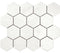 ColorClay Hexagon Handmade Ceramic Tile Arctic Glossy 11x13 for floor and walls