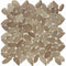Glass Pebble Mosaic Tile Beige for swimming pools and spas