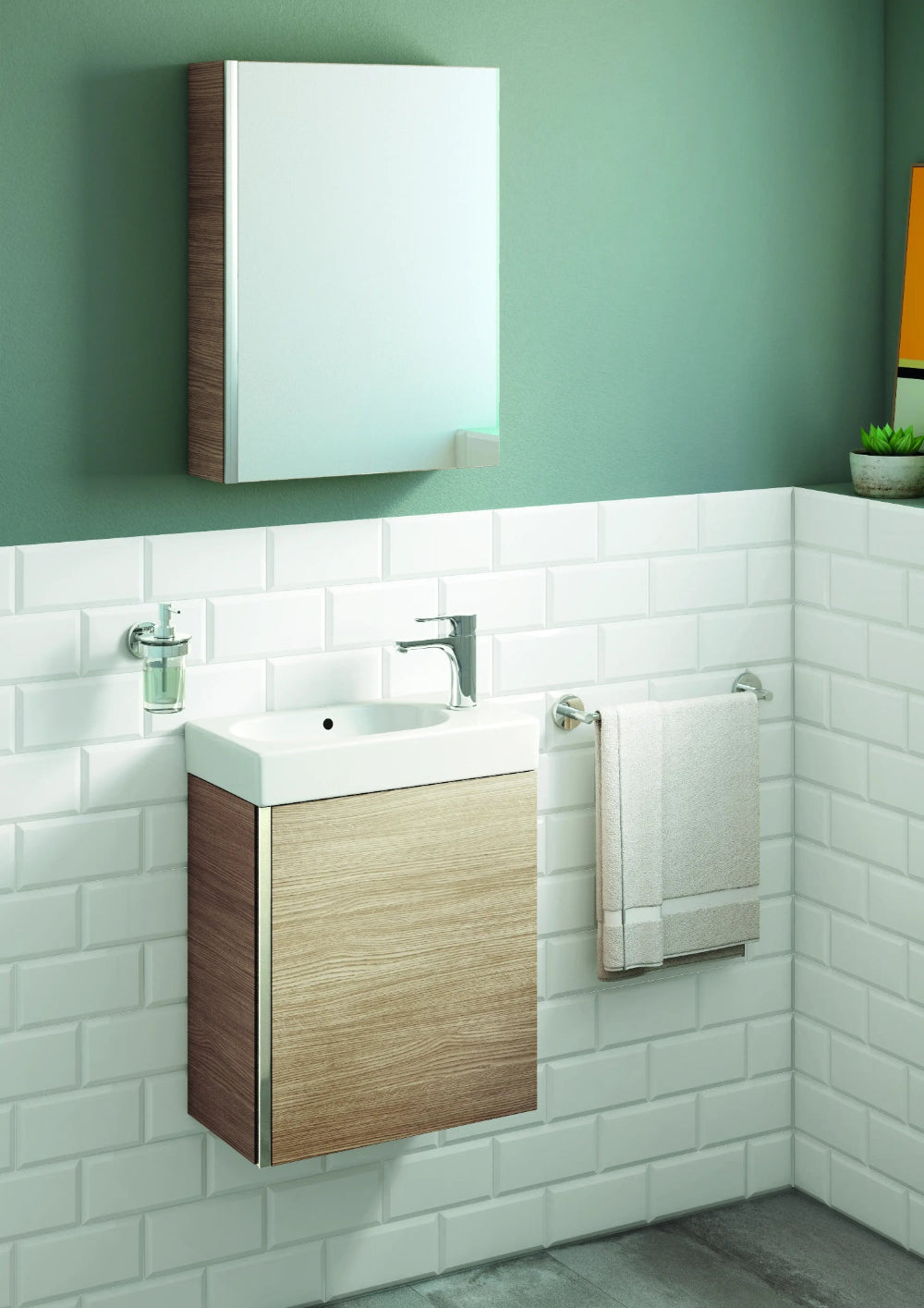 Subway Tile 3x6 Beveled Matte White