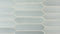 Picket Tile Arrow Blue Matte 2x10 for backsplash, bathroom, and shower walls