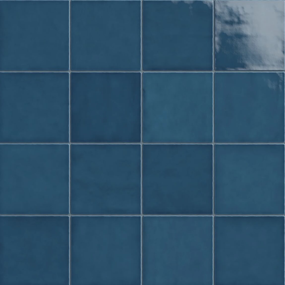Coastal Blue 5x5 Glazed Ceramic Tile