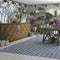Patterned Porcelain Tile Brickell 6x6 featured on a florist shop