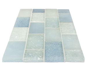 Fluid Subway Glass Tile C Blend 2x4 for pools and spas
