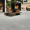 Ceniza Terrazzo Look Porcelain Tile Matte 40x40 Rectified featured on a shopping center floor