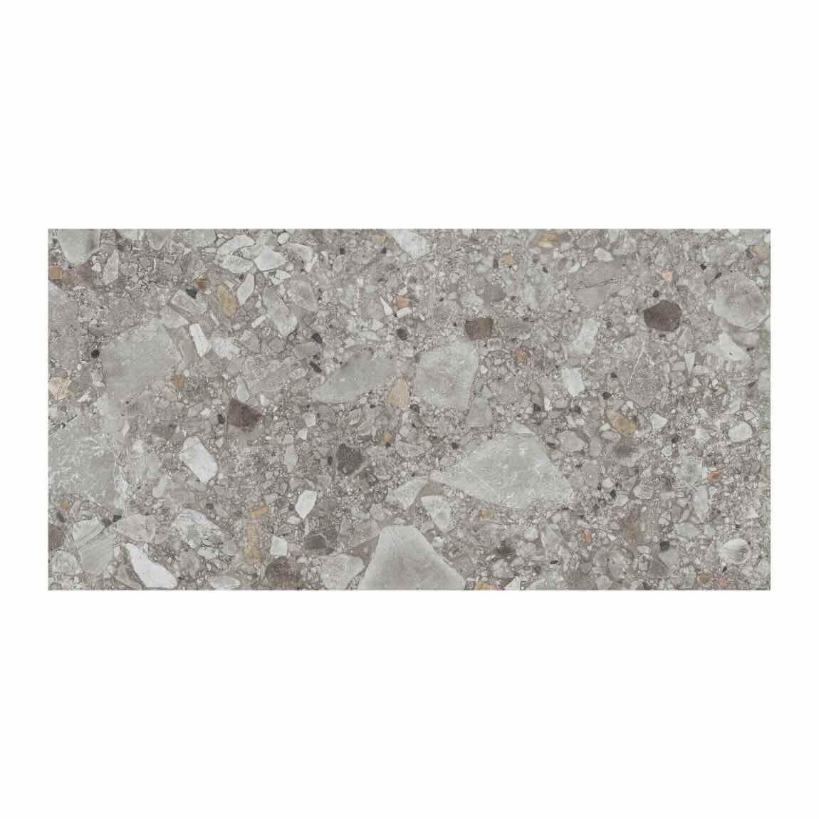 Ceppo di Gre Porcelain Tile 24x48 Gray Rectified Matte Finish for floors