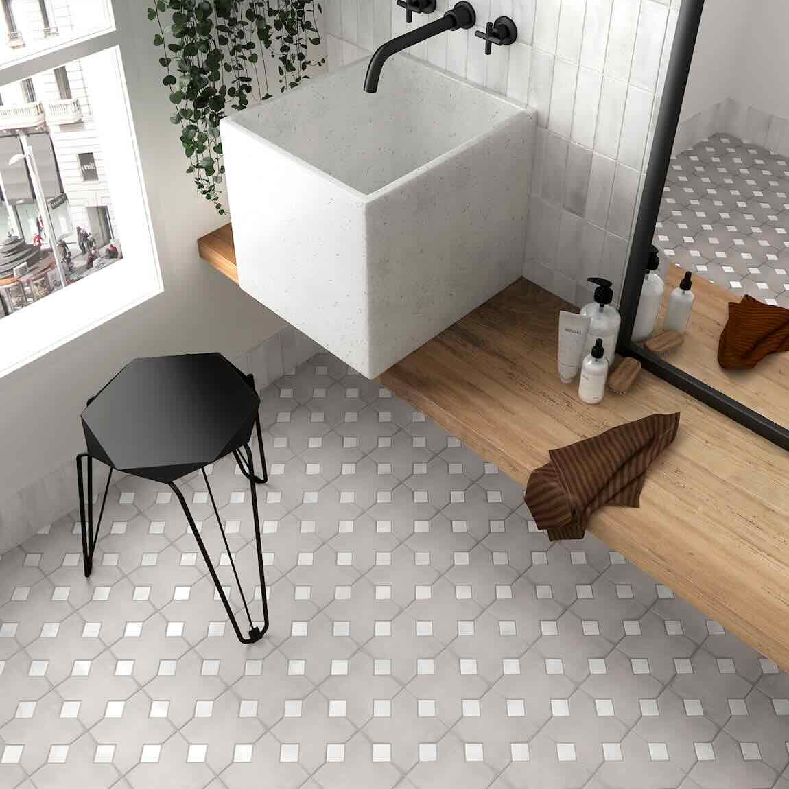 Telouet Porcelain Tile 5x5 Base Clay