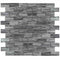 Glass Pool Mosaic Tile Waves Dark 1x2 for swimming pool and spas