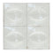 Storie Distressed Tile White 4x4 Deco Egg for kitchen and bathrooms