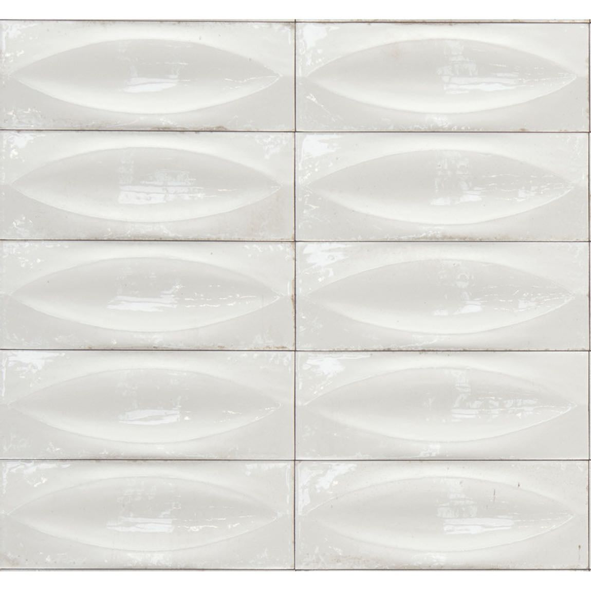 Storie Distressed Tile White 3x8 Deco Eye