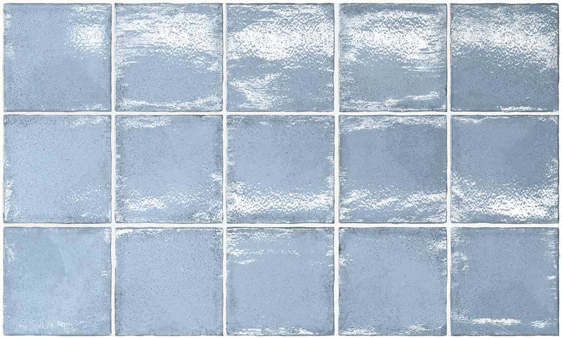 Farmhouse Wall Tile 4x4 Blue for kitchen backsplash, bathroom, and shower