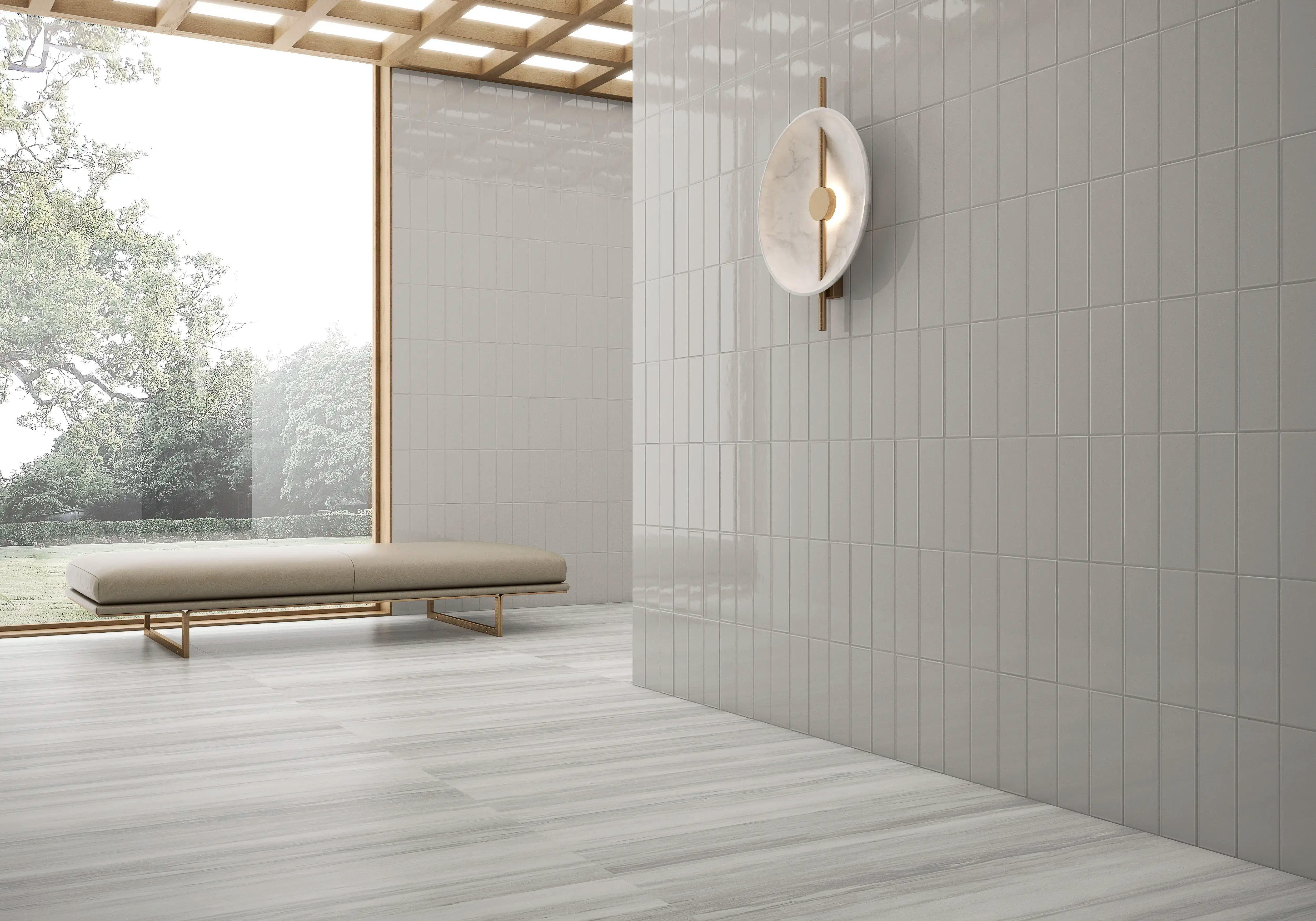 Ceramic Subway Tile Framework 4x12 Gray