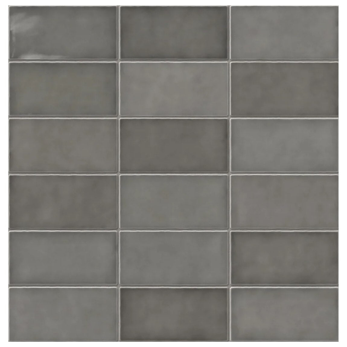 Coastal Grey 2.5x5 Ceramic Subway Tile