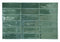 Petite Ville Subway Porcelain Tile Green 2x6 for kitchen and bathroom